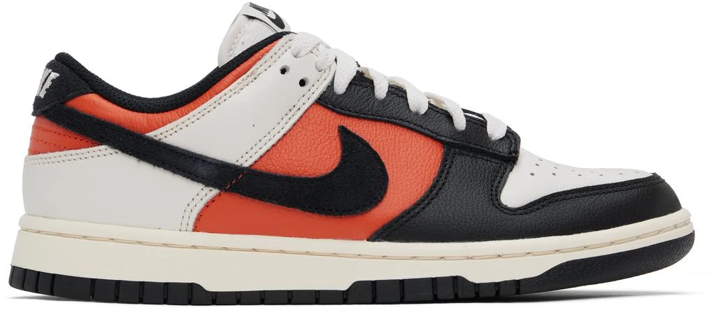 NIKE Black & Orange Dunk Low Retro Sneakers 1