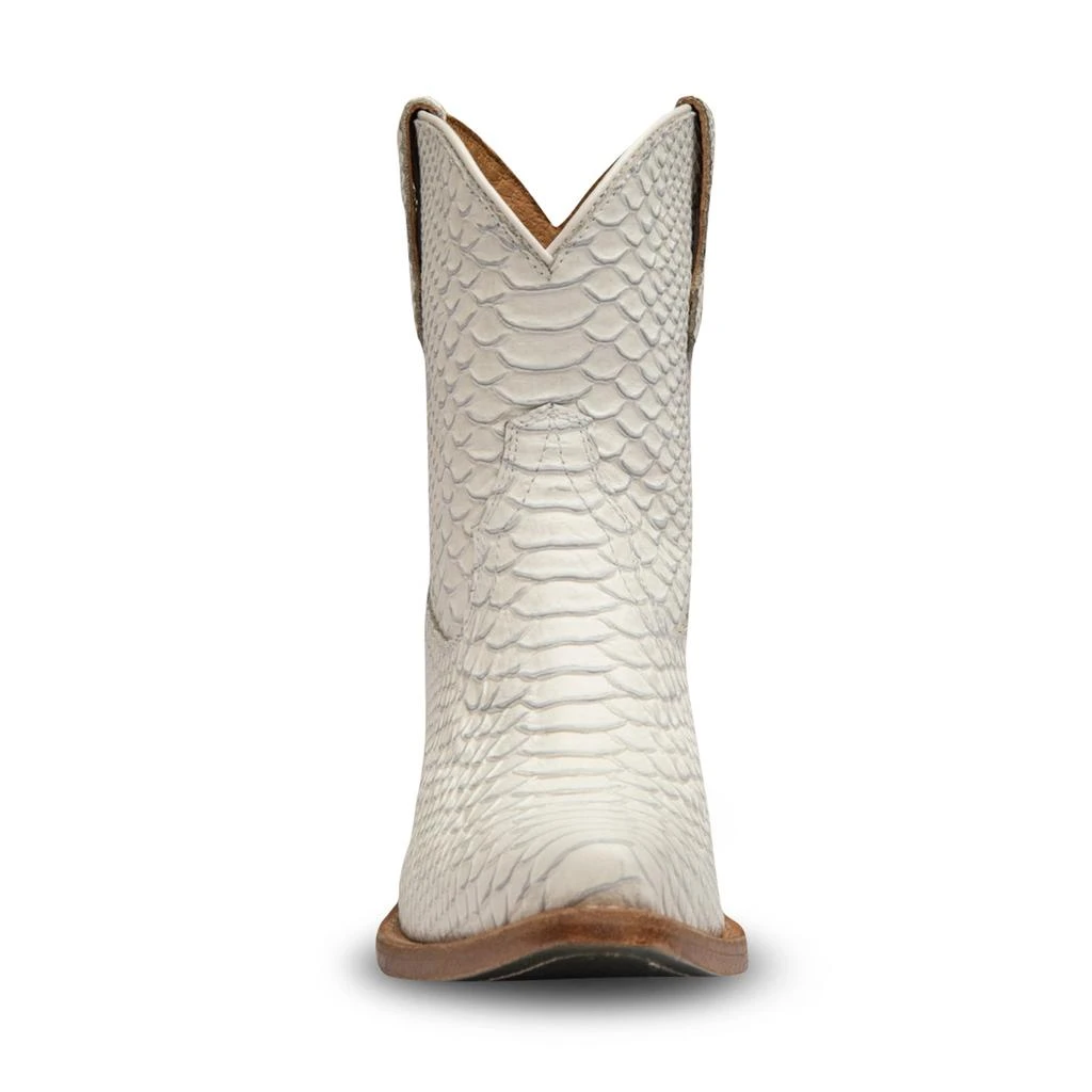 Buck & Brana Austin Anaconda Leather Western Booties By 4