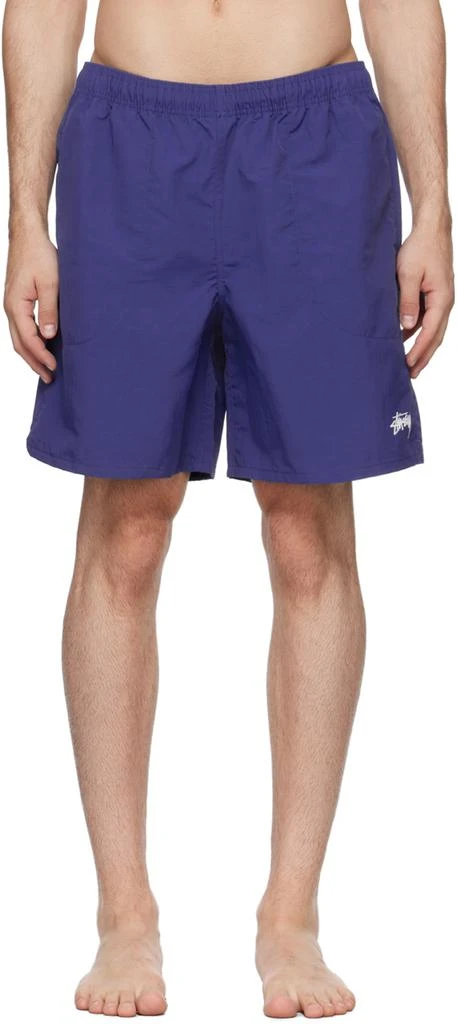 STUSSY Blue Stock Swim Shorts 1