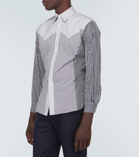 MAISON MARGIELA Striped cotton-blend shirt 3