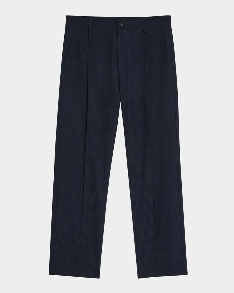 SIMKHAI Men's Kane Relaxed Pinstripe Trousers 1