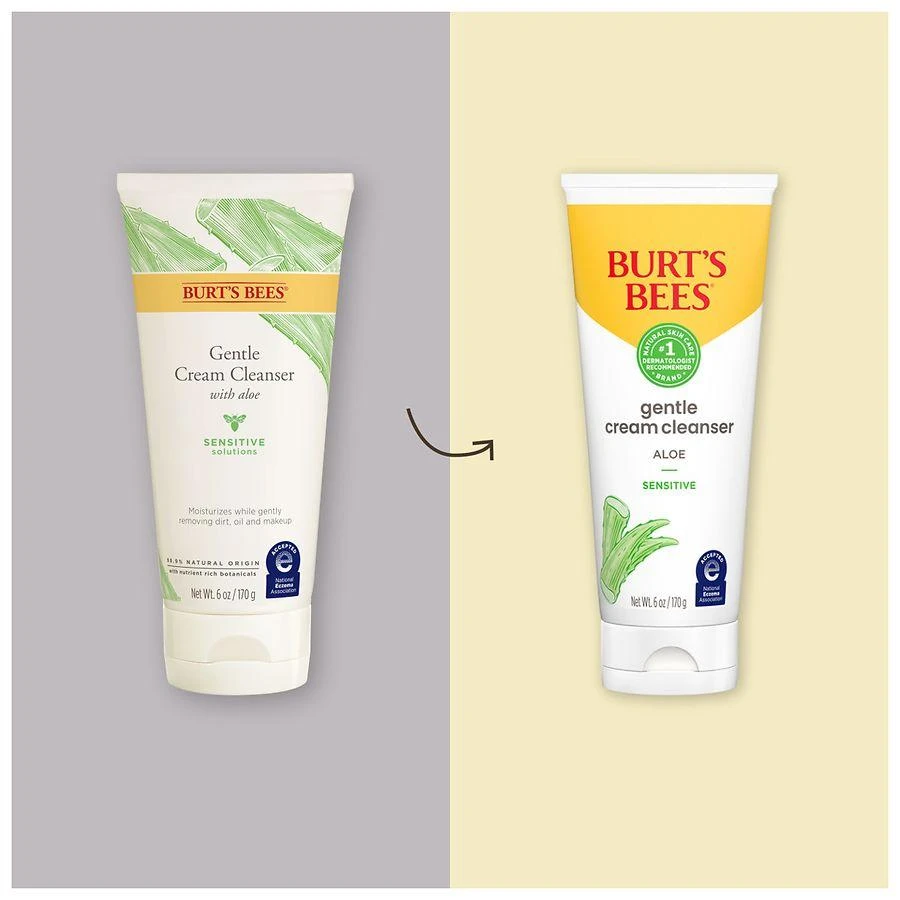 Burt's Bees Gentle Cream Cleanser with Aloe for Sensitive Skin 3