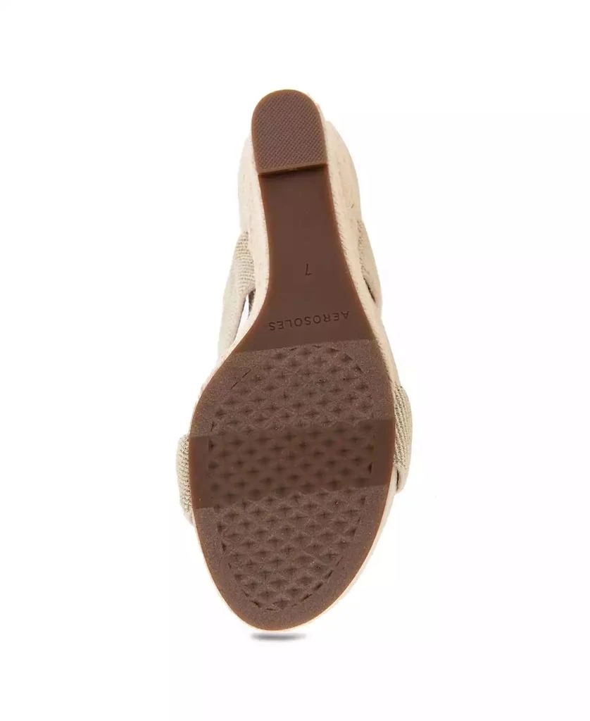 Aerosoles Women's Paxton Buckle Strap Wedge Sandals 3