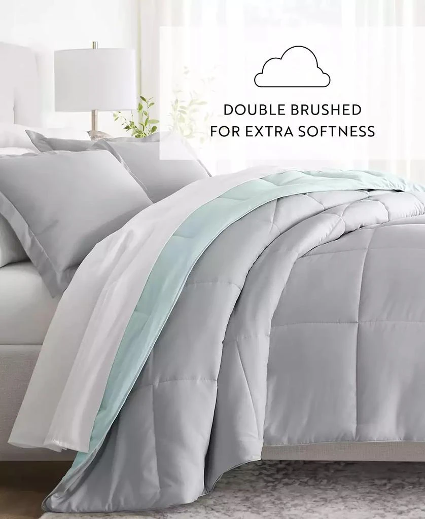 IENJOY HOME All Season Lightweight Down Alternative Reversible 3-Pc. Comforter Set 4