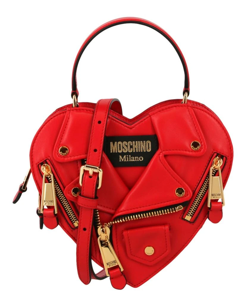 Moschino Biker Heart-Shaped Bag 1