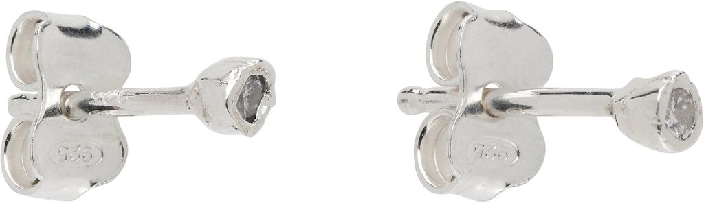 Pearls Before Swine Silver 2mm Diamond Stud Earrings