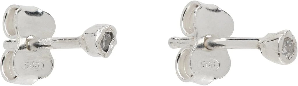 Pearls Before Swine Silver 2mm Diamond Stud Earrings 2