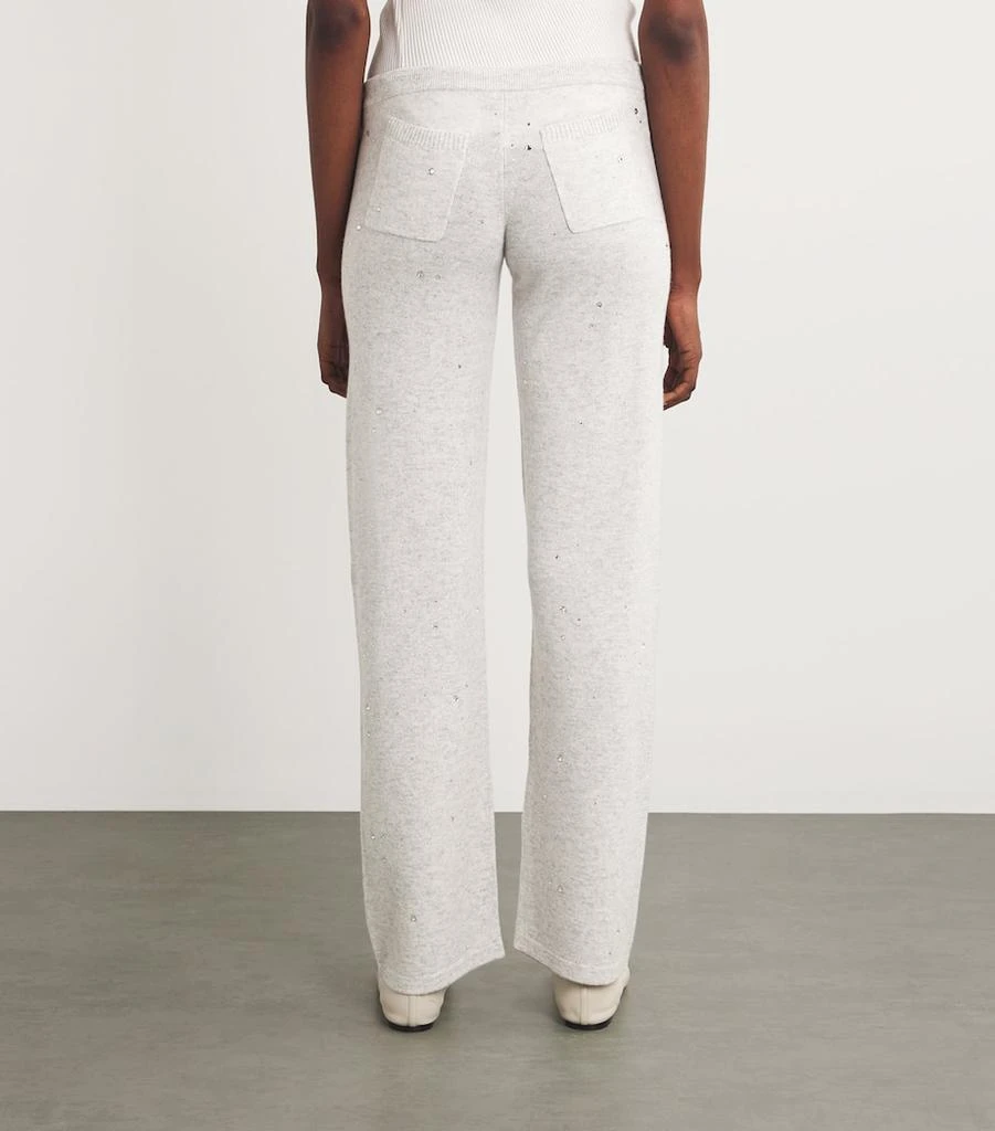 William Sharp Cashmere Crystal-Embellished Sweatpants 4