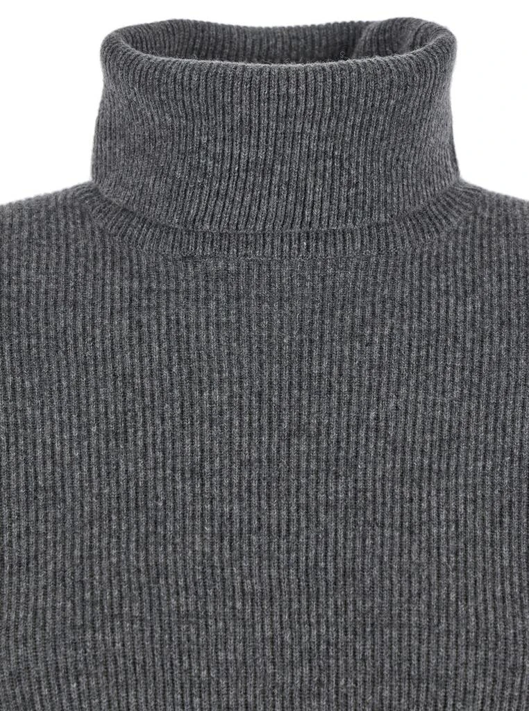 Brunello Cucinelli Brunello Cucinelli Turtleneck Ribbed-Knit Jumper 3