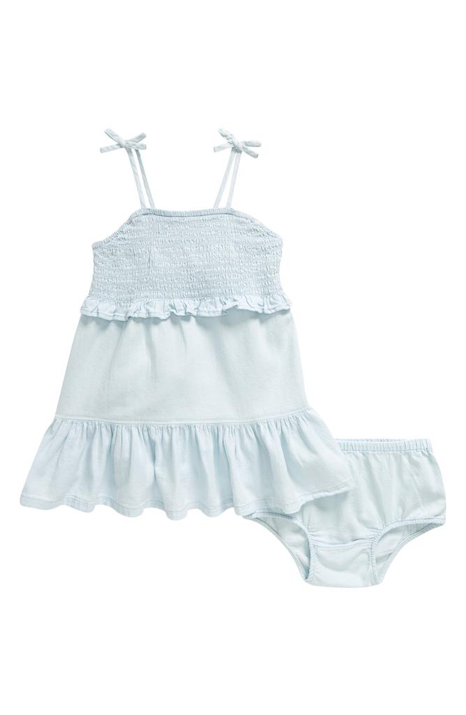 Tucker + Tate Smocked Bow Strap Dress & Bloomers