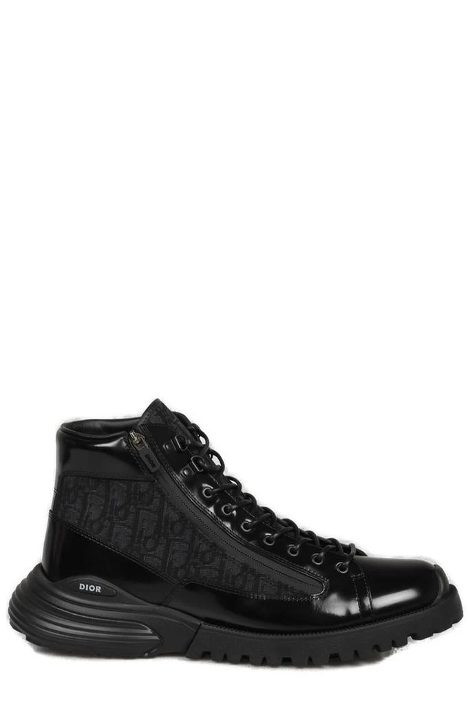 Dior Dior Homme  Monogrammed Lace-Up Boots 1