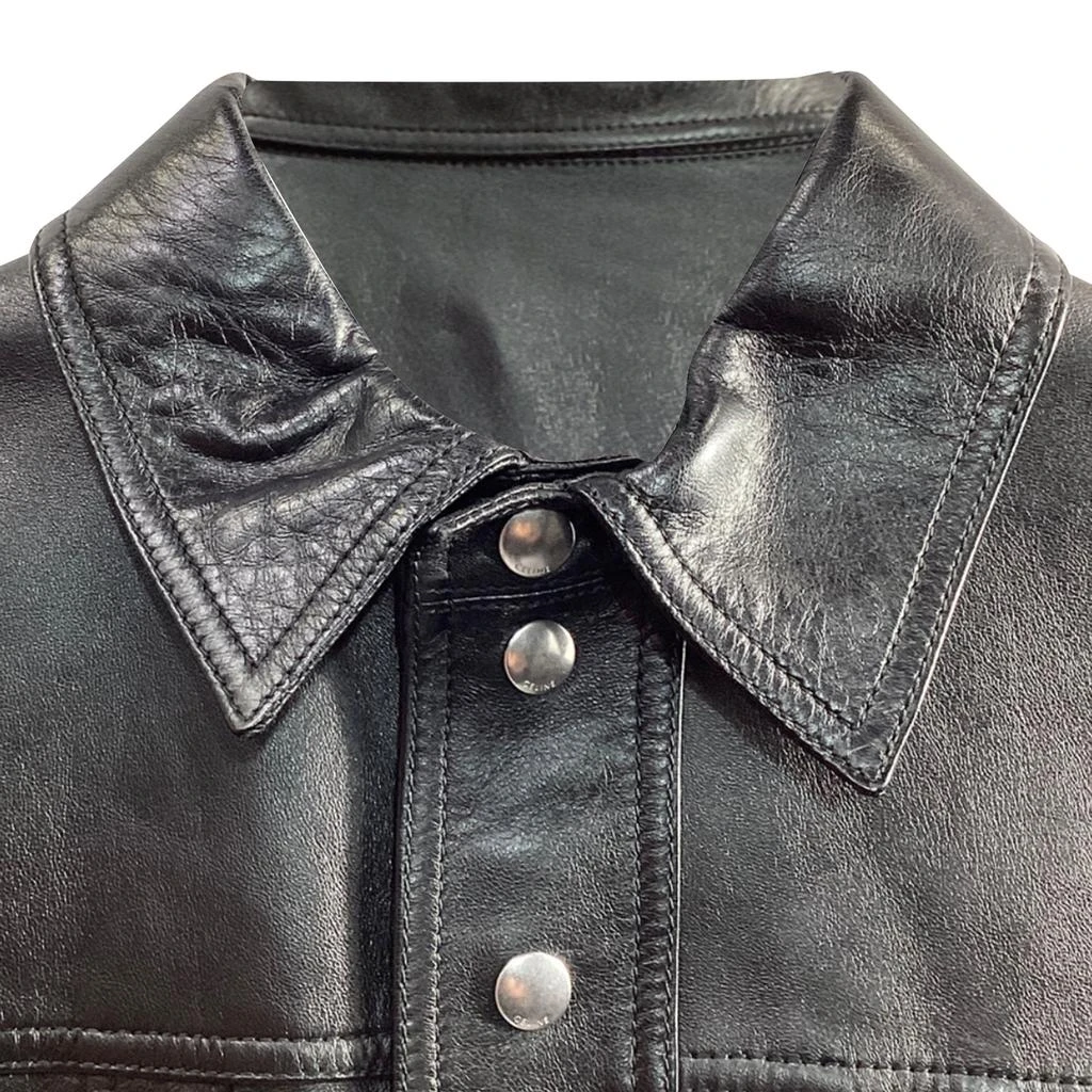 Celine x  Hedi Slimane Studded Jacket in Black Lamb Leather 3