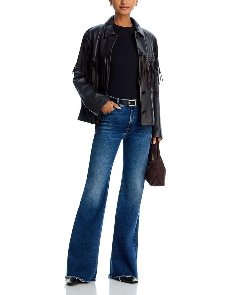 MOTHER The Doozy Fray Jeans in Scorchin Hot 2