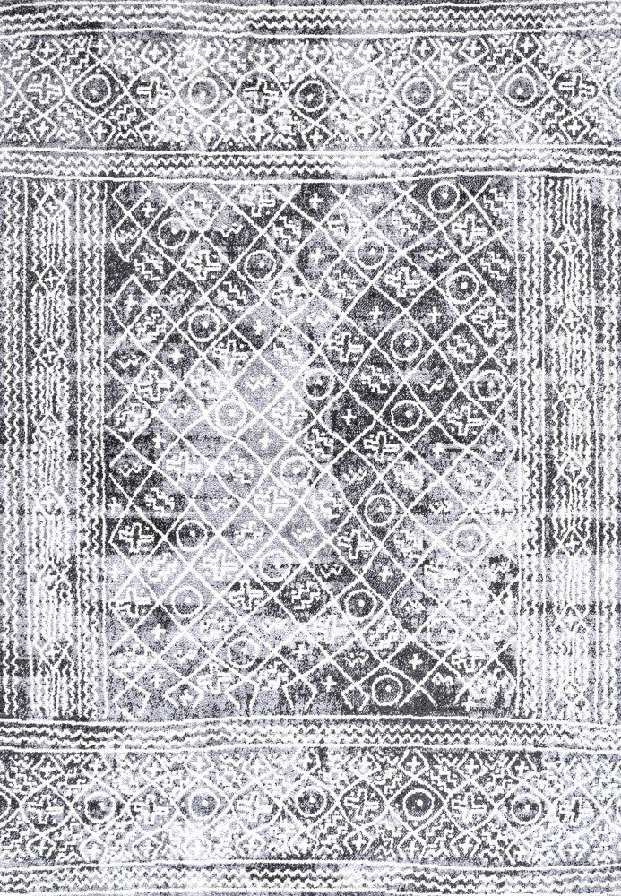 JONATHAN Y Iften Moroccan Geometric Distressed Area Rug