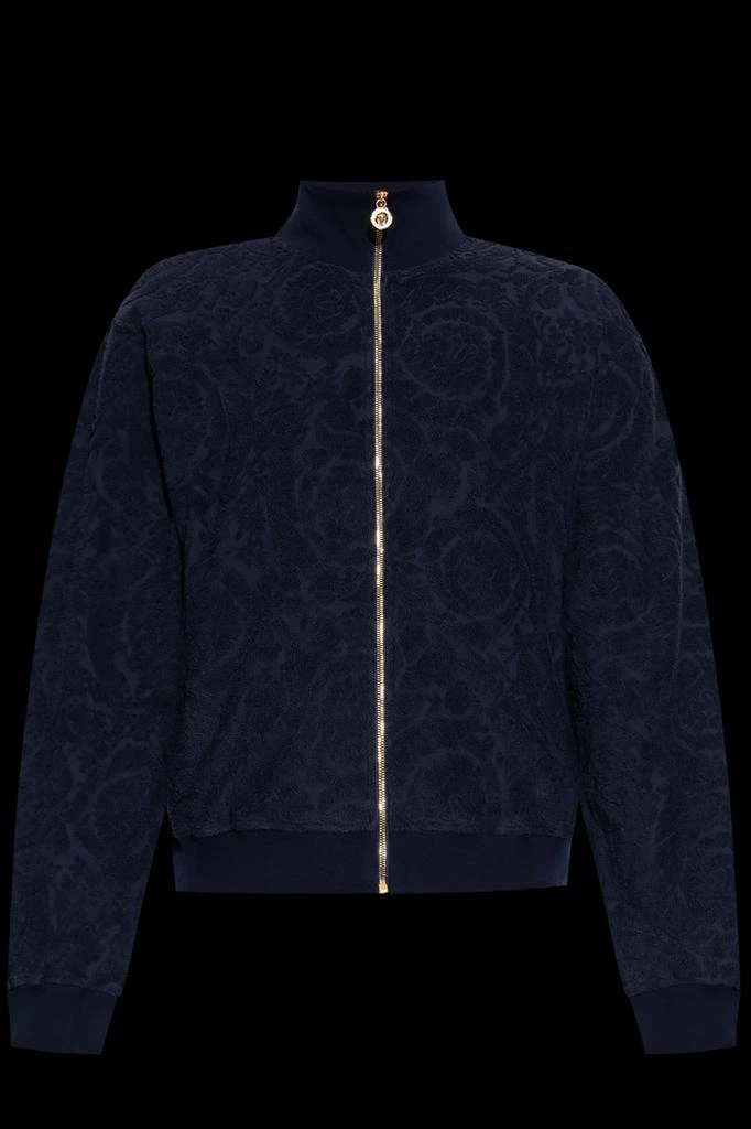 Versace Versace Barocco Pattern Zipped Sweatshirt 1
