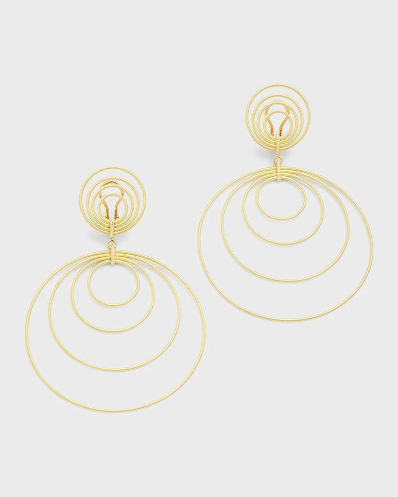 Buccellati Hawaii 18K Gold Waikiki Earrings 1