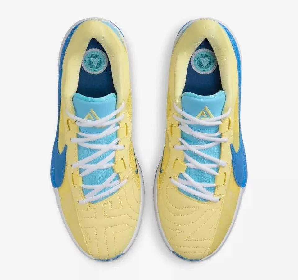 NIKE Zoom Freak 5 DX4985-700 Sneaker Yellow Basketball Shoes DWA1489 4