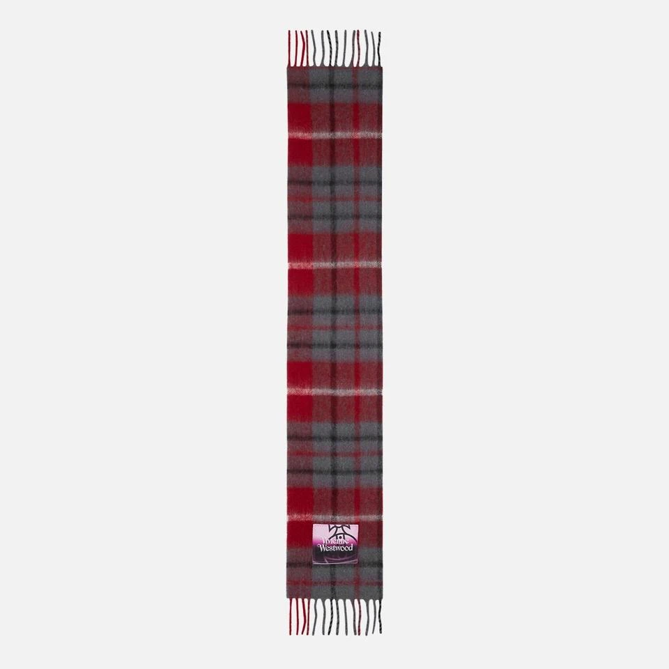 Vivienne Westwood Vivienne Westwood Tartan Wool-Blend Scarf 1