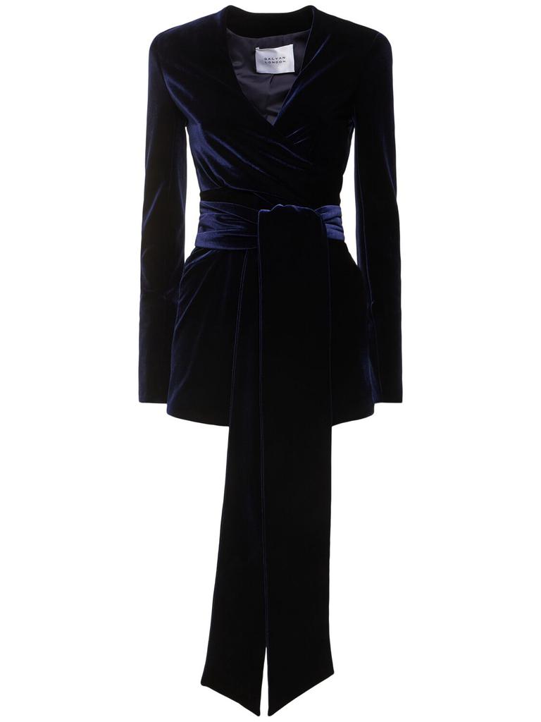 Galvan Winter Sun Velvet Wrap Jacket