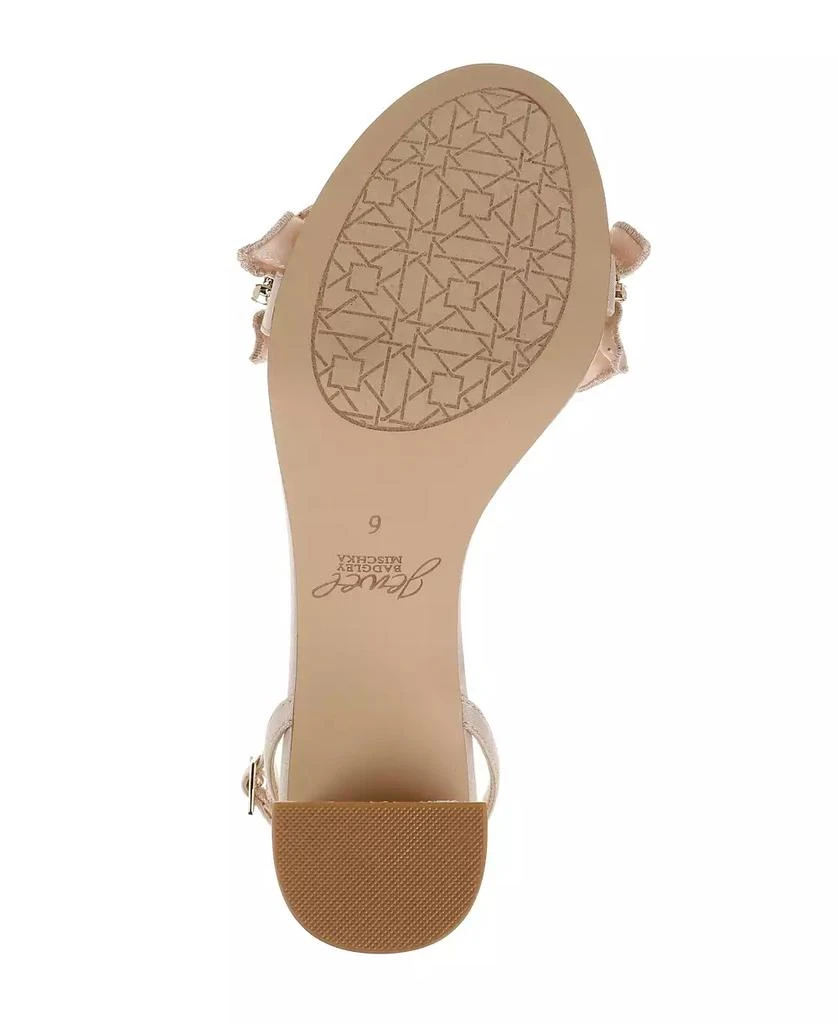 Badgley Mischka Women's Desirie Block Heel Evening Sandals 5