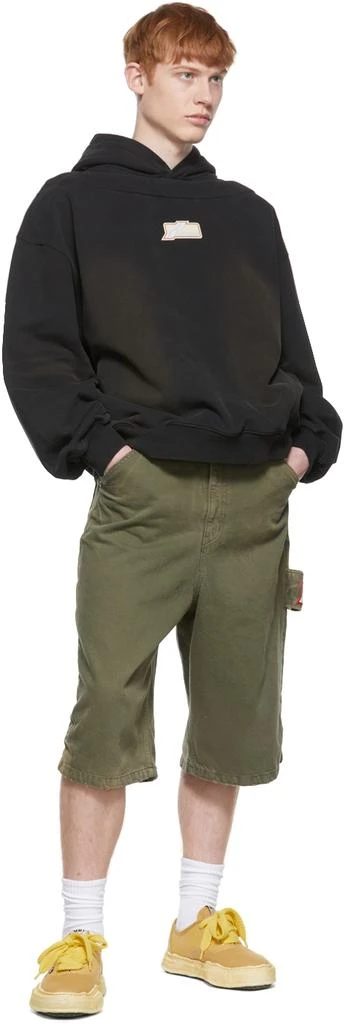 We11done Black Cotton Hoodie 4