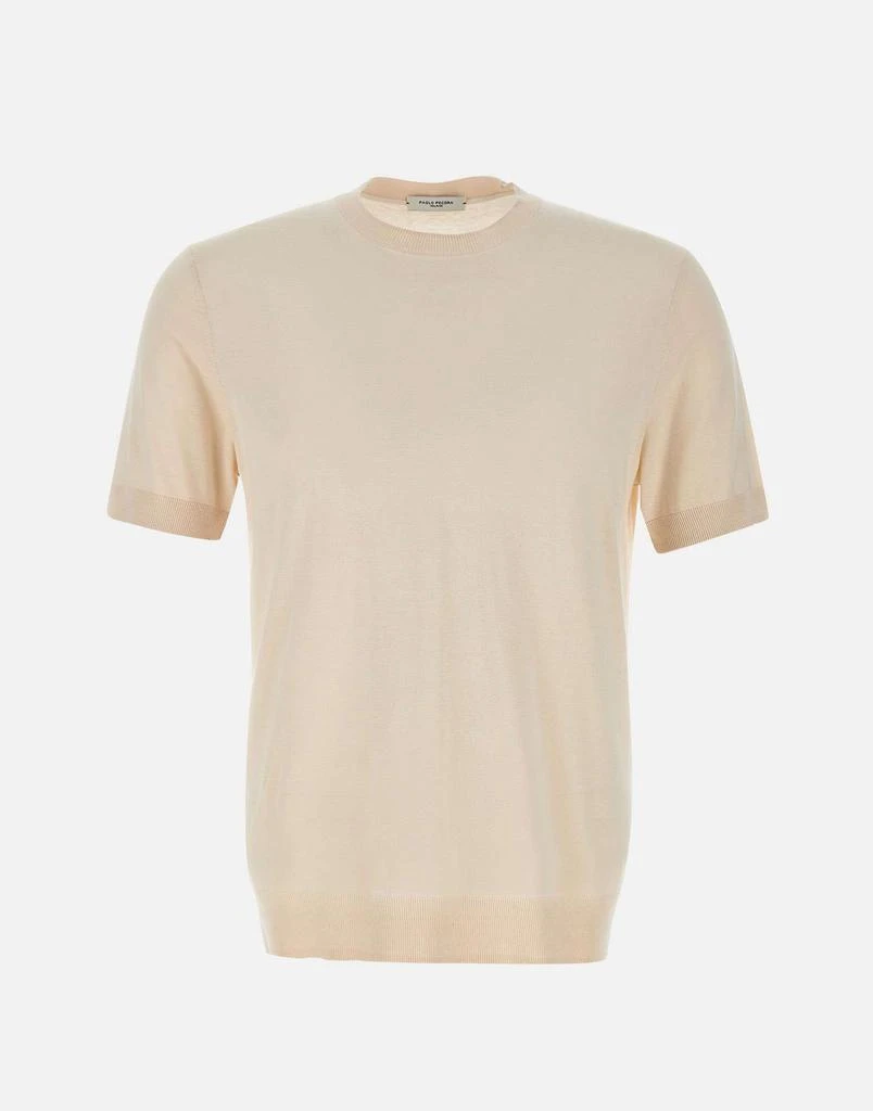Paolo Pecora Silk and cotton T-shirt 1