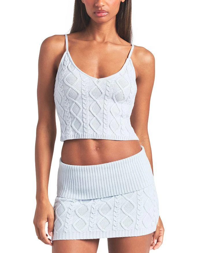 SKIMS Snow Bunny Cable Knit Tank