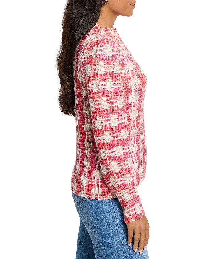NIC+ZOE Waffle Stitch Stamp Sweater 4