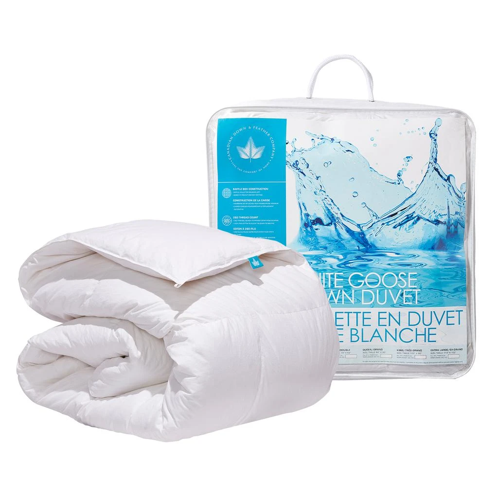 Canadian Down & Feather Company White Goose Down Duvet Winter  weight 1