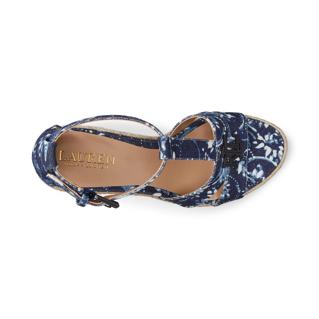 Ralph Lauren Hale Floral Espadrille Wedge 3