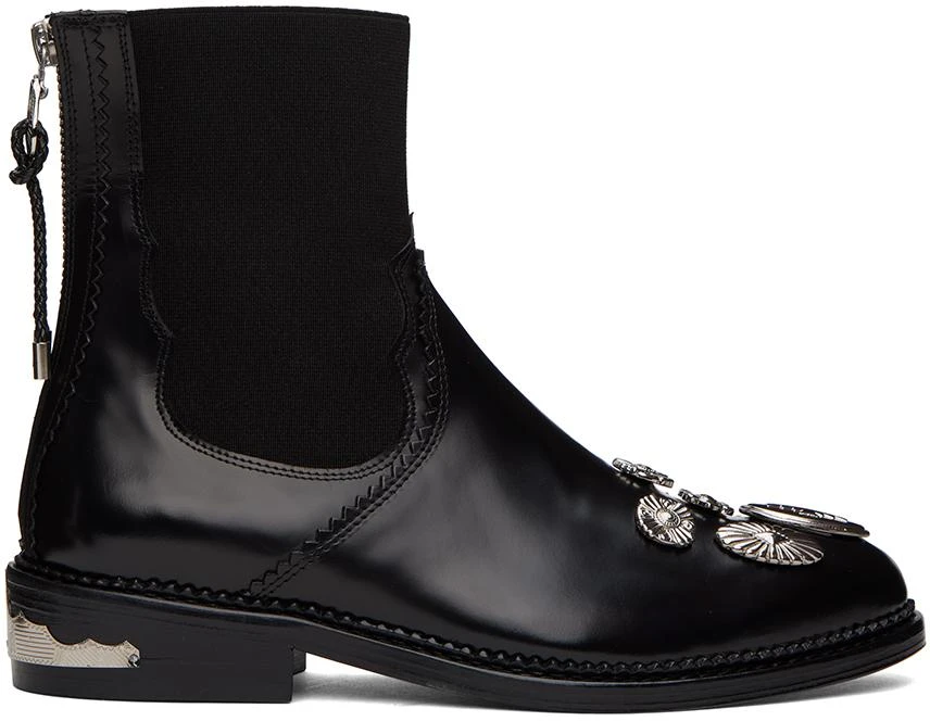 Toga Pulla Black Hardware Boots 1