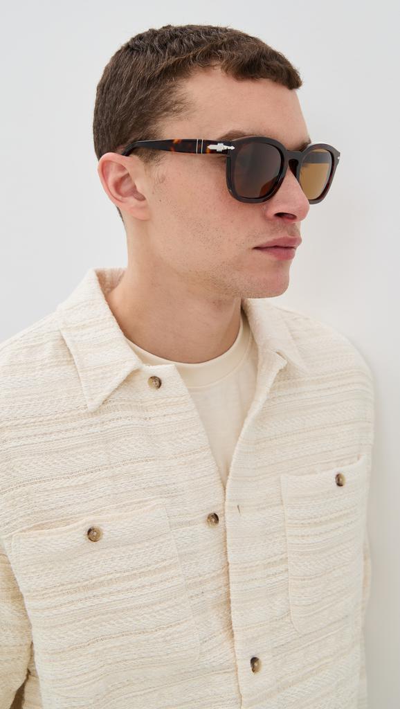 Persol Havana Frame Sunglasses