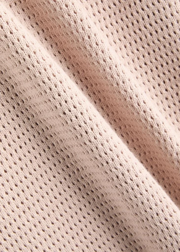 Oliver Spencer Penhale pointelle-knit cotton polo shirt 5