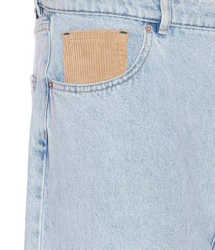 Drôle de Monsieur Drôle de Monsieur Patch Detailed Straight Leg Jeans 3