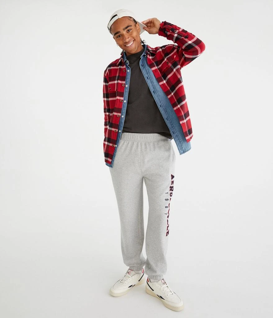 Aeropostale Long Sleeve Plaid Flannel Overshirt 2