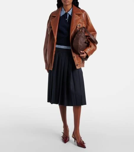 Miu Miu Aventure Medium leather shoulder bag 5