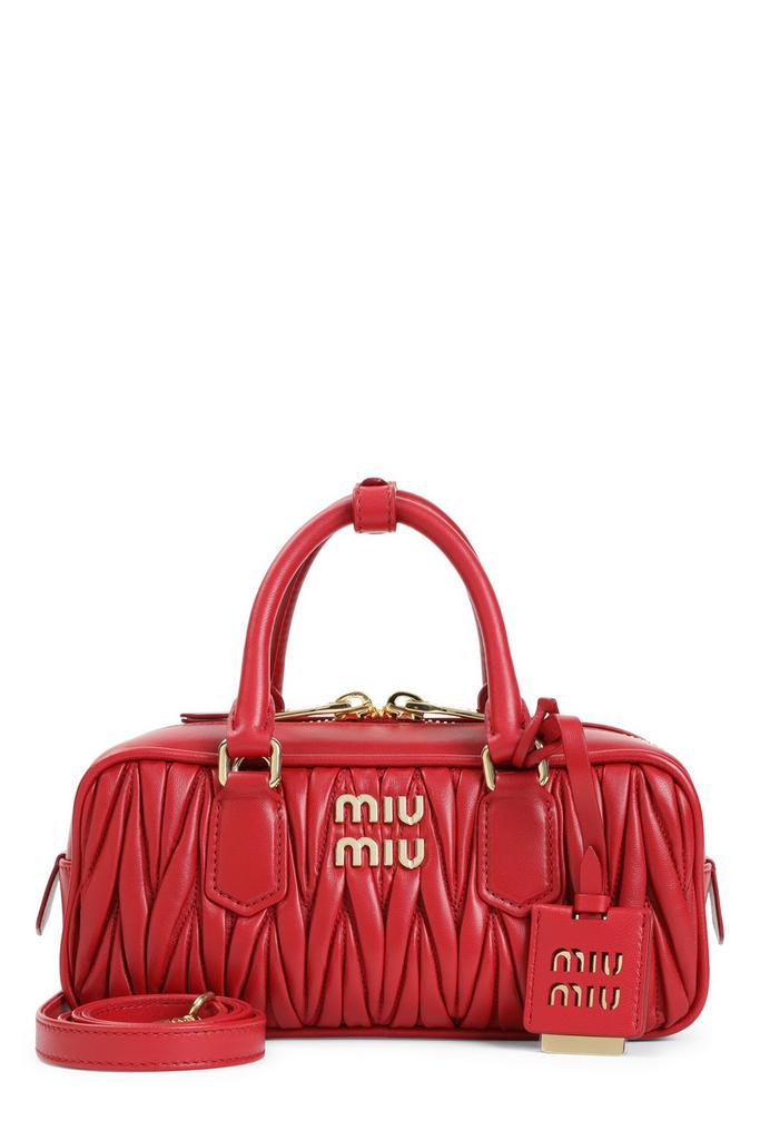 Miu Miu Miu Miu Arcadie Matelassé Zipped Tote Bag - Tote