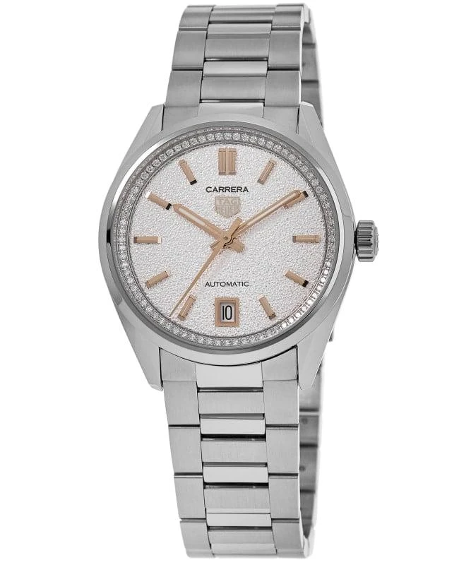 Tag Heuer Tag Heuer Carrera Automatic Silver Diamond Steel Women's Watch WBN231B.BA0001 1