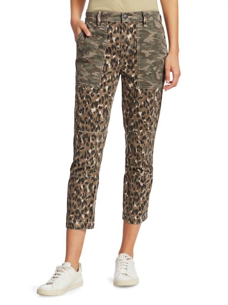Current Elliott The Clean Weslan Utility Pant In Multicolor