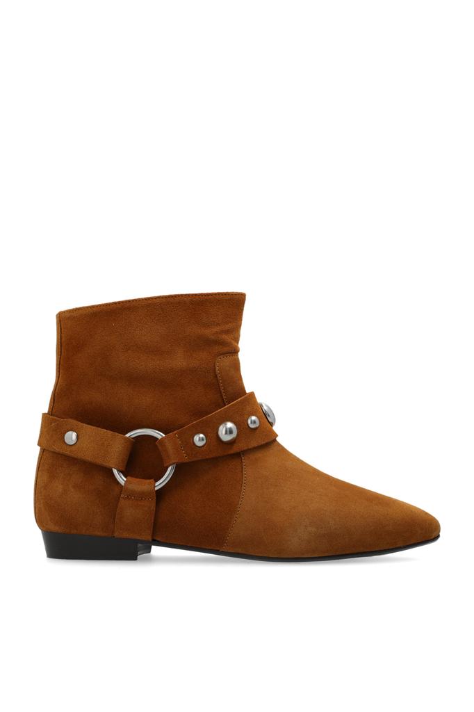【関税込み】ISABEL MARANT LOLINE' ANKLE BOOTS ISABEL MARANT Loline studded suede ankle boots | NET-A-PORTER