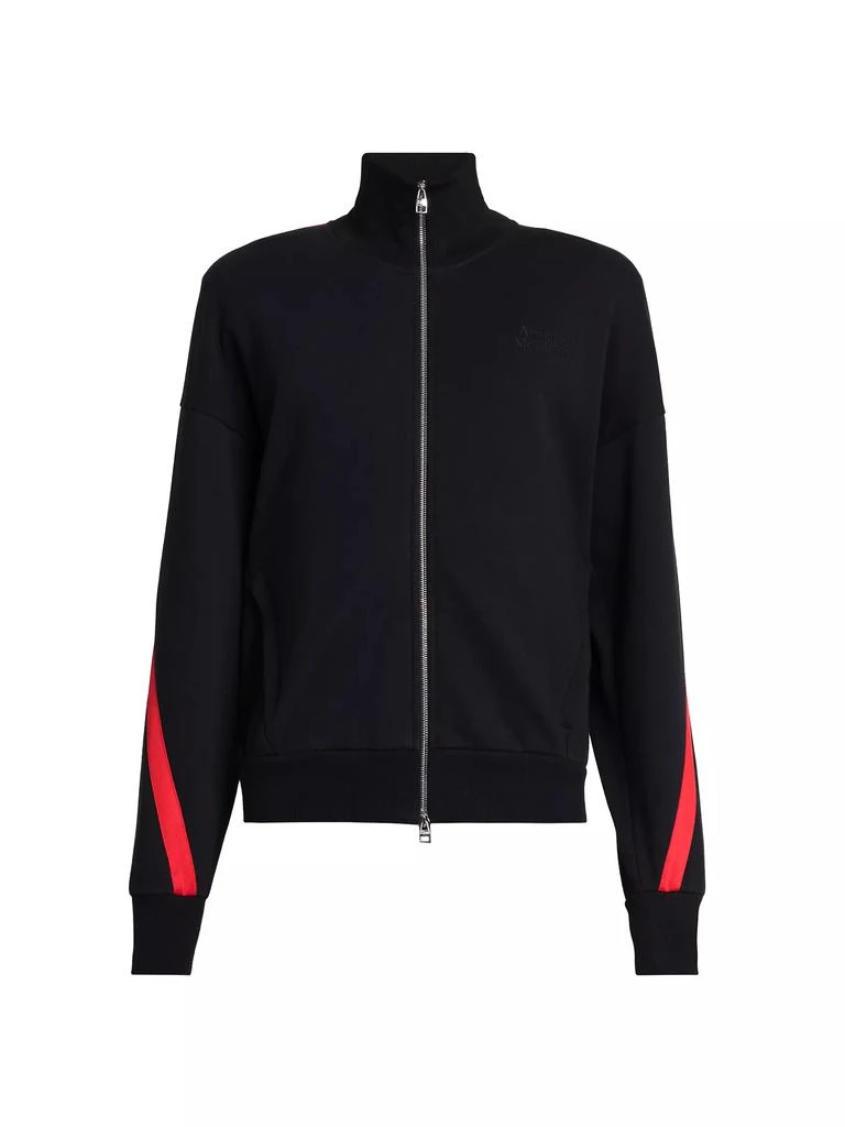 Alexander McQueen Striped Cotton Track Jacket 1