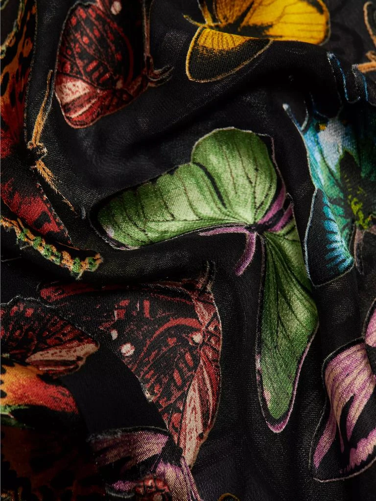 Alice + Olivia Eloise Butterflies Silk Blouse 7