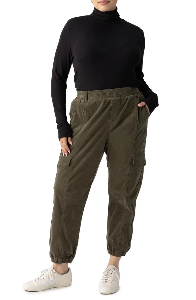 Sanctuary Relaxed Rebel Stretch Cotton Cargo Joggers 3