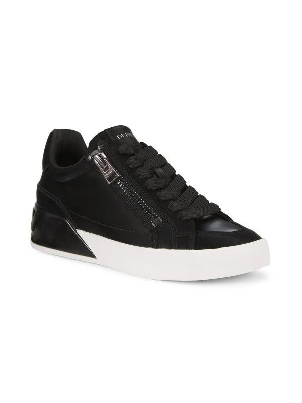 DKNY ​40MM Side-Zip Lace-Up Platform Sneakers 2
