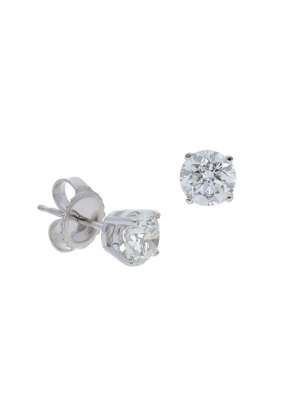 Nephora 18K White Gold & 1.5 TCW Diamond Stud Earrings 1