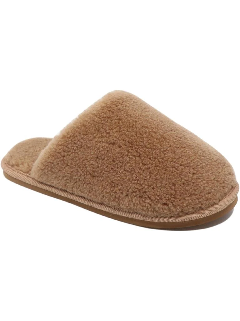 Splendid Cecil Womens Faux Fur Wool Blend Slide Slippers 1