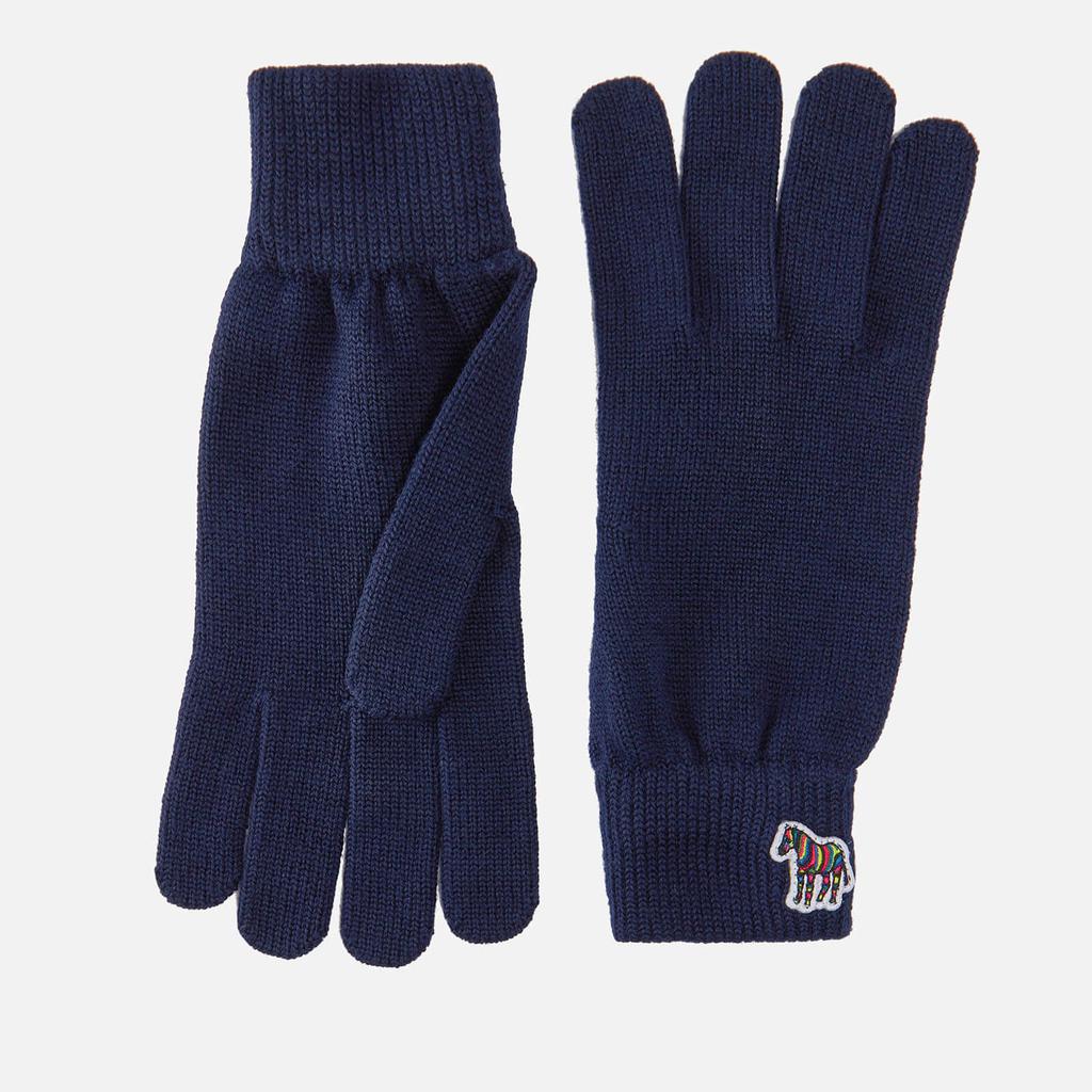The Hut PS Paul Smith Zebra Appliqué Wool Gloves