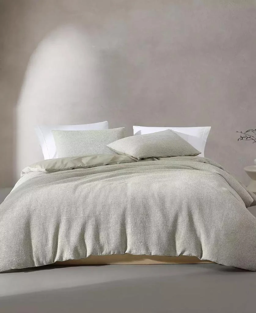 Calvin Klein Microwaffle Melange 3-Pc. Comforter Set 1