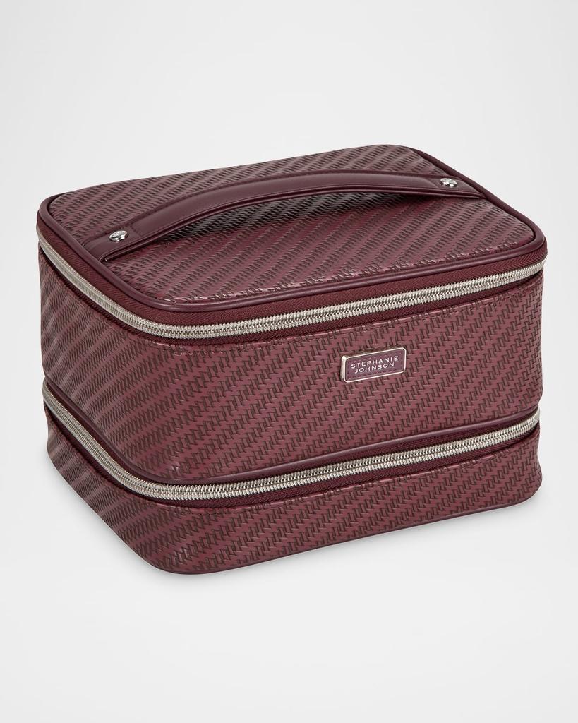 Stephanie Johnson Rosewood Ruby Royale Jenny Train Case
