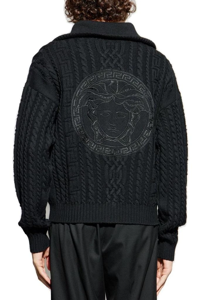 Versace Versace ZIp-Up Knitted Cardigan 3